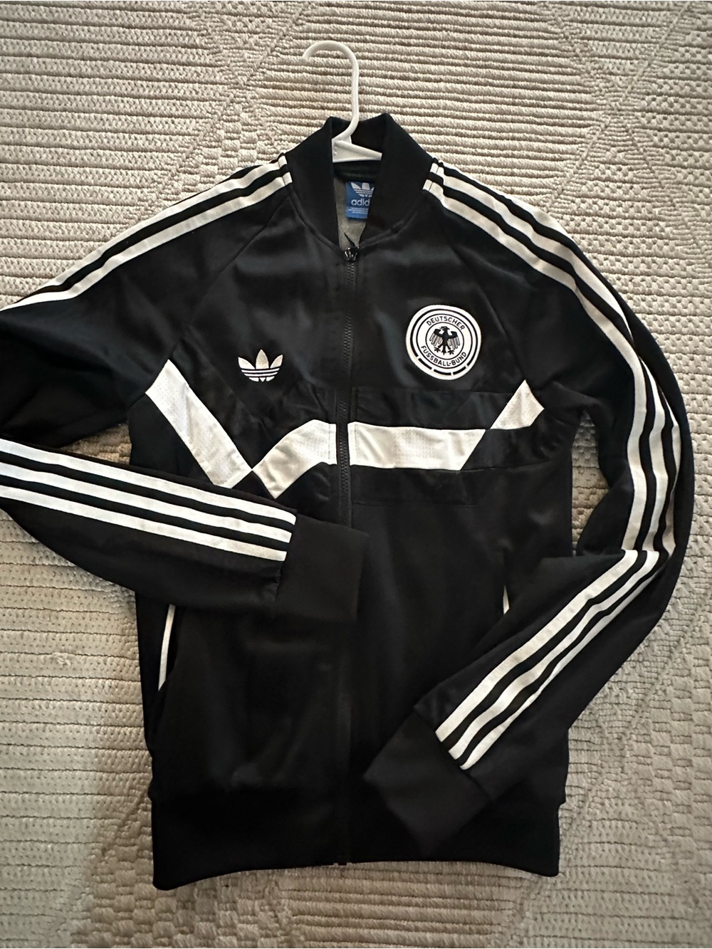 ADIDAS Mens German National Team zip-up sweatshirt